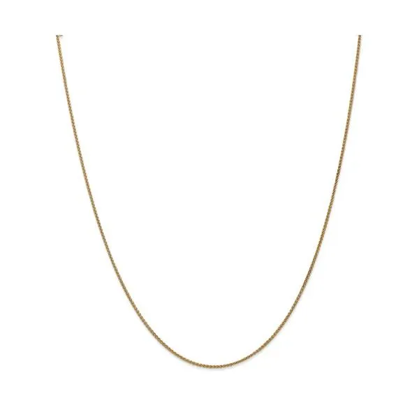 14K Yellow Gold 1.2 mm Spiga Chain 16