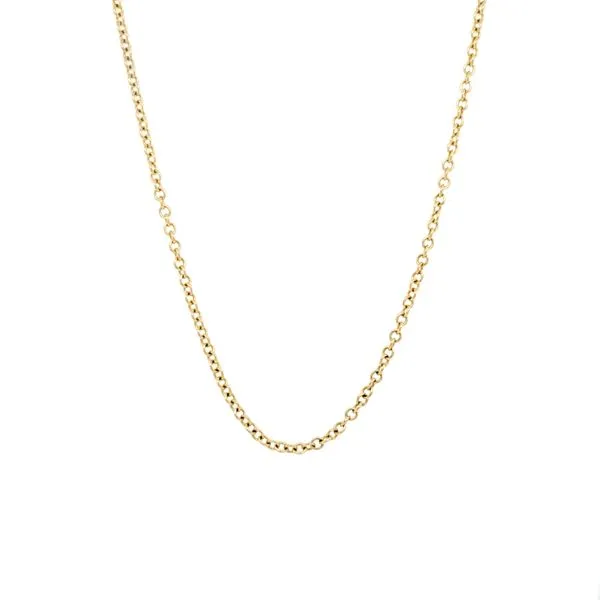 14K Yellow Gold 1.6 mm Cable Chain 16