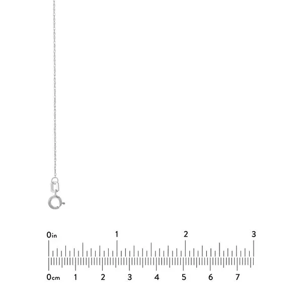 14KW Gold 0.65 mm Pendant Rope Chain 18