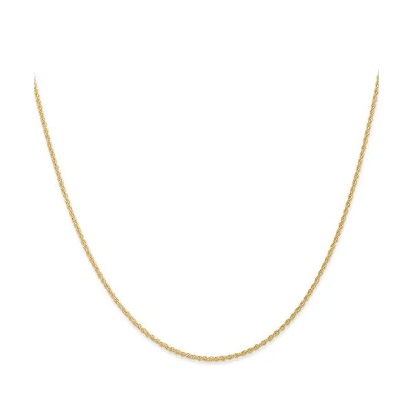 14K Yellow Gold 1.1 mm Rope Chain 16