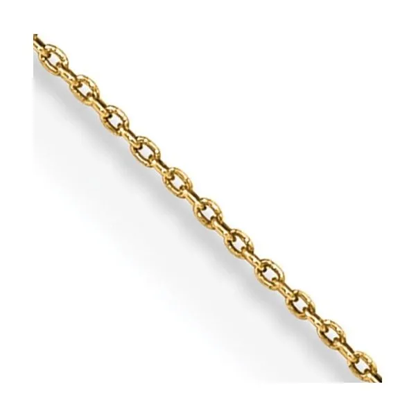14K Yellow Gold 0.75 MM Cable Chain 16