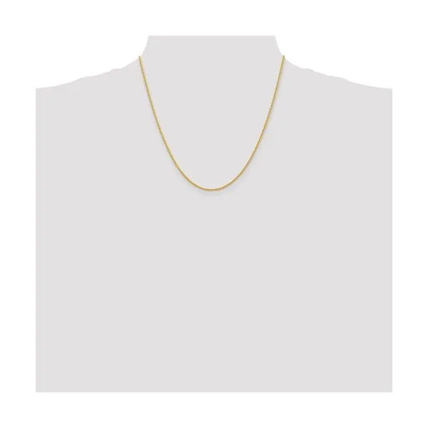14KY Gold 1.5 mm Parisian Wheat Chain 20