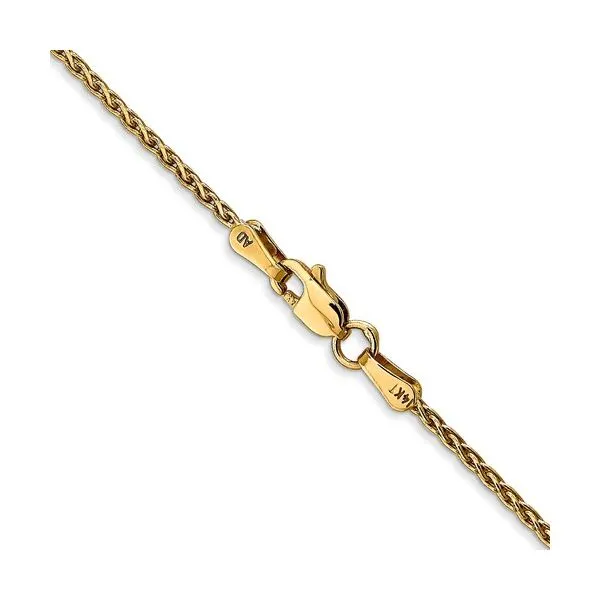 14KY Gold 1.5 mm Parisian Wheat Chain 20
