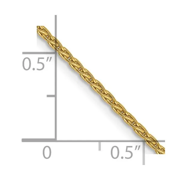 14KY Gold 1.5 mm Parisian Wheat Chain 20