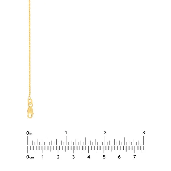 14KY Gold 1.4 mm Double Rope Chain 16-18