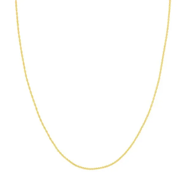 14KY Gold 1.4 mm Double Rope Chain 16-18