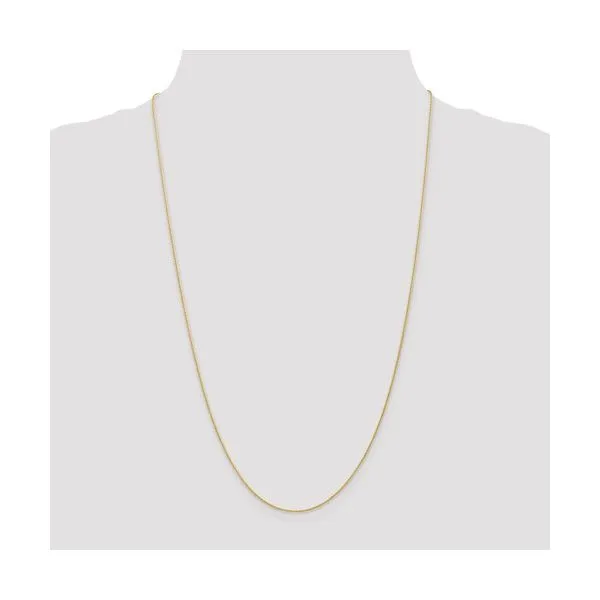14KY Gold 1 mm Parisian Wheat Chain 22