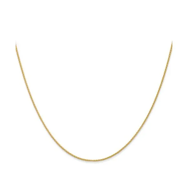 14KY Gold 1 mm Parisian Wheat Chain 22