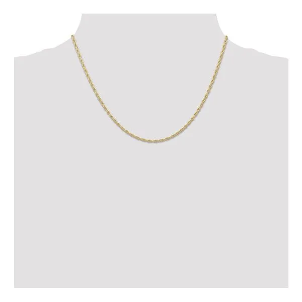 14KY Gold 1.55 mm Cable Rope Chain - 18
