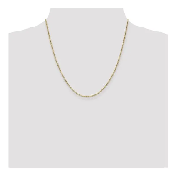 14KY Gold 1.5 mm Lightweight Flat Anchor Chain 20