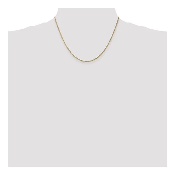 14KY Gold 1.4 mm Singapore Chain 18