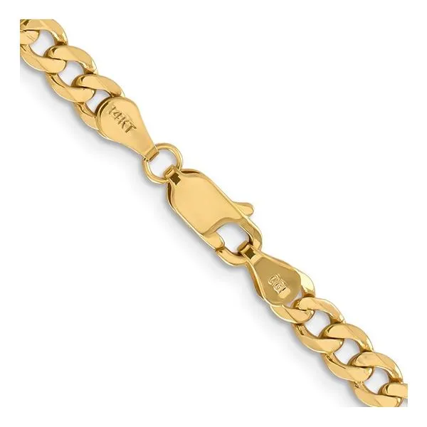 14K Yellow Gold 4.75 MM Figaro Chain 20