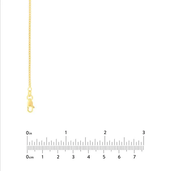14KY Gold 1.2 mm Box Chain 18