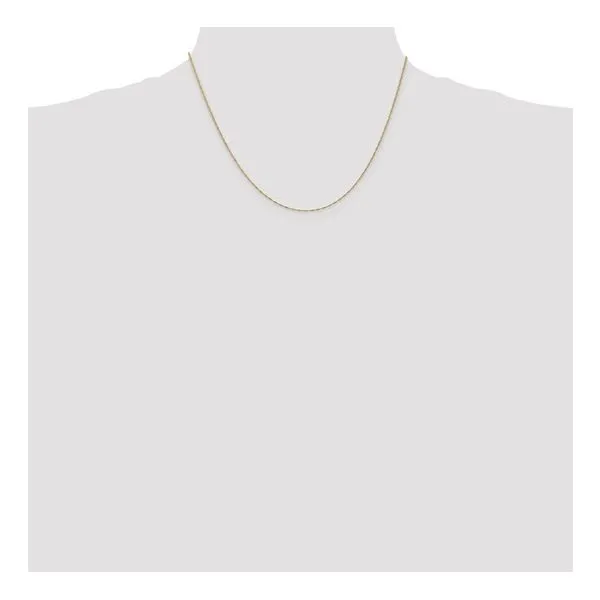 14KY Gold 1 mm Singapore Chain 18
