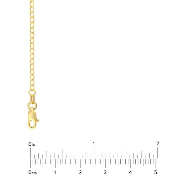 14K Yellow Gold 1.8 mm Double Curb Chain 3