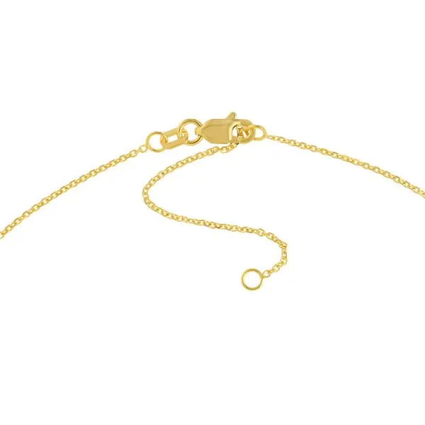14KY Gold 1.05 mm Diamond Cut Cable Chain 16-18