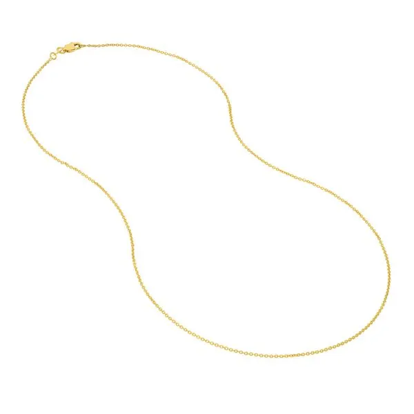 14KY Gold 1.2 mm Open Cable Chain 16