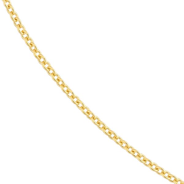 14KY Gold 1.2 mm Open Cable Chain 18