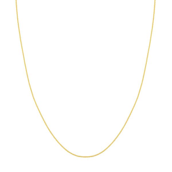 14KY Gold 1.2 mm Open Cable Chain 18