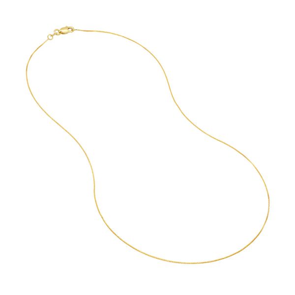 14KY Gold 0.55 mm Box Chain 16
