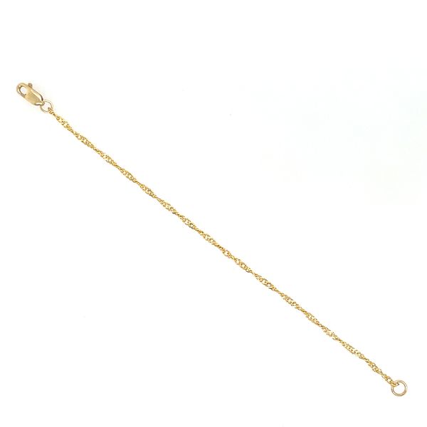 14K Yellow Gold 1.35 mm Singapore 4