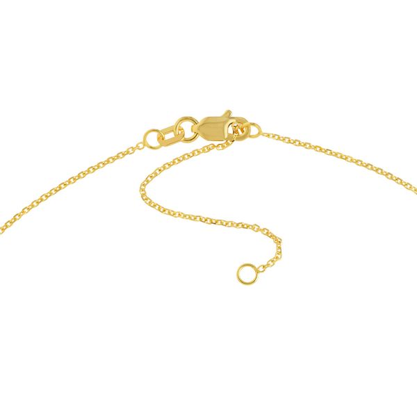 14KY Gold 1.05 mm Diamond Cut Cable Chain 16-18