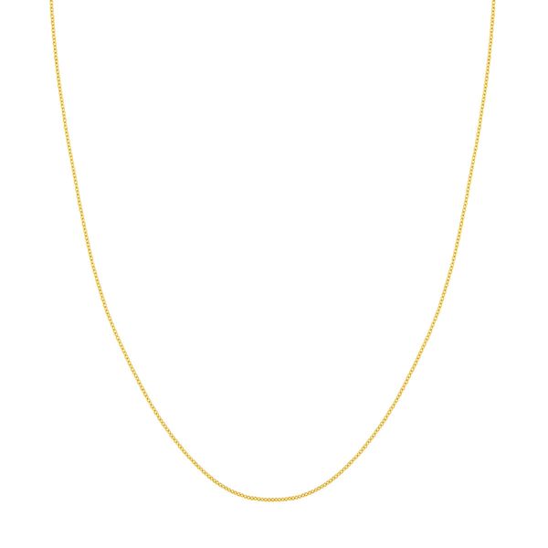 14KY Gold 1.2 mm Open Cable Chain 18