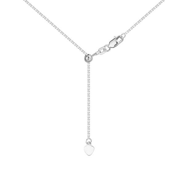 14KW Gold 0.96 mm Adjustable Box Chain 22