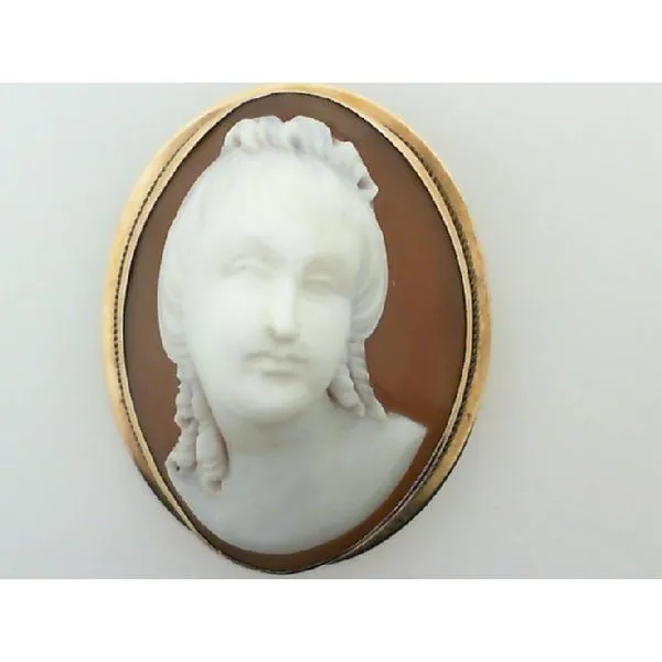 Estate: 14KY Gold Cameo Pin/Pendant Franzetti Jewelers Austin, TX