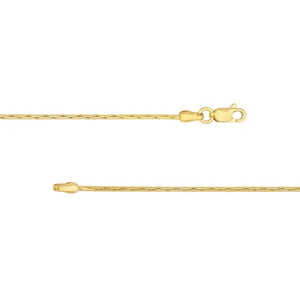14KY Gold 1.35 mm D/C Forzentina Bracelet - 7.25