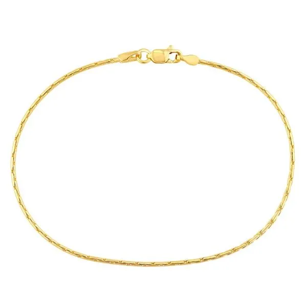 14KY Gold 1.35 mm D/C Forzentina Bracelet - 7.25