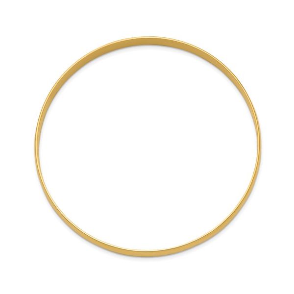 14KY Gold 6 mm Half-Round Slip-on Bangle Bracelet Image 5 Franzetti Jewelers Austin, TX