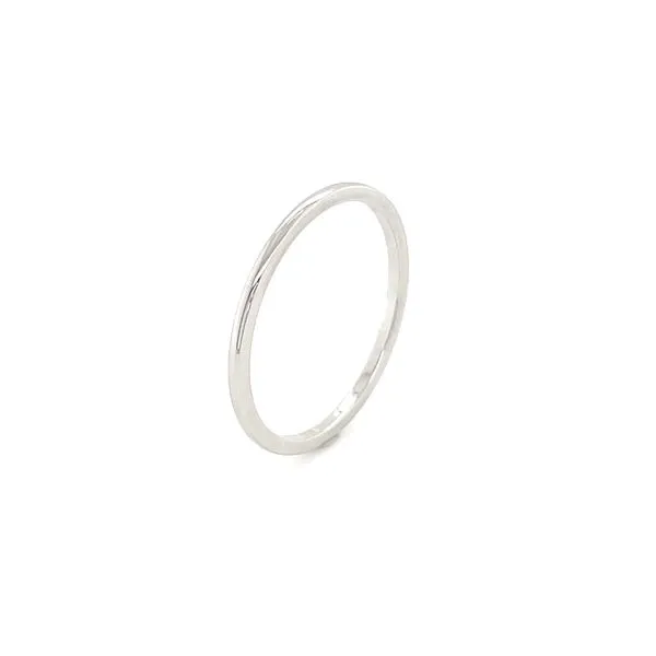 Platinum 1.5 MM Half Round Comfort Fit Band Franzetti Jewelers Austin, TX