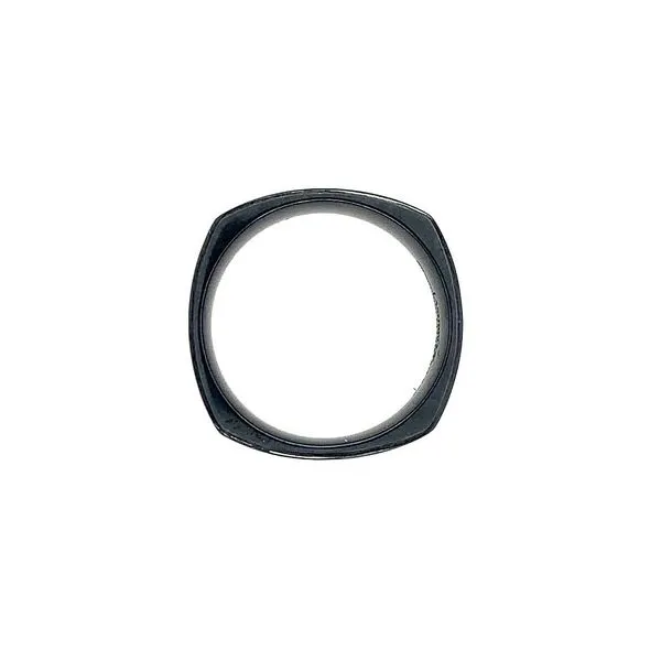 8.5 MM Zirconium Band with Mokume Gane Inlay Image 5 Franzetti Jewelers Austin, TX