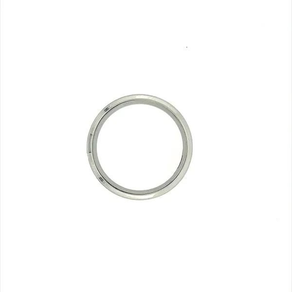 6 MM Cobalt High Bevel Band with Milgrain & Satin Finish Image 3 Franzetti Jewelers Austin, TX