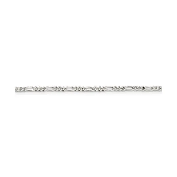 Sterling Silver 2.25 mm Figaro Chain 20