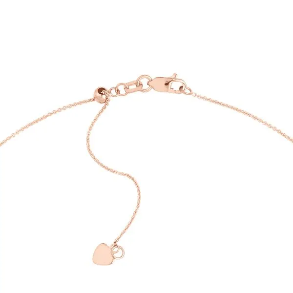Sterling Silver Rose 0.9 mm Adjustable Cable Chain 22 Image 2 Franzetti Jewelers Austin, TX