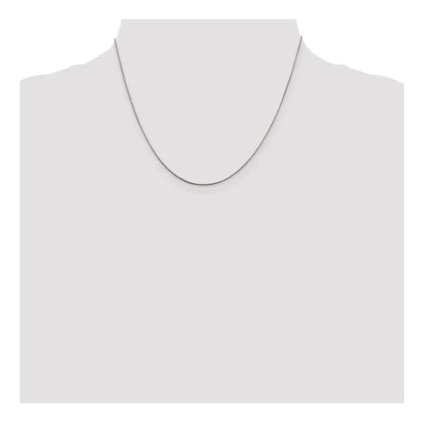 Sterling Silver 0.8 mm Snake Chain 18