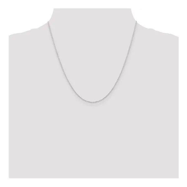 Sterling Silver 1.25 mm Cable Chain 20