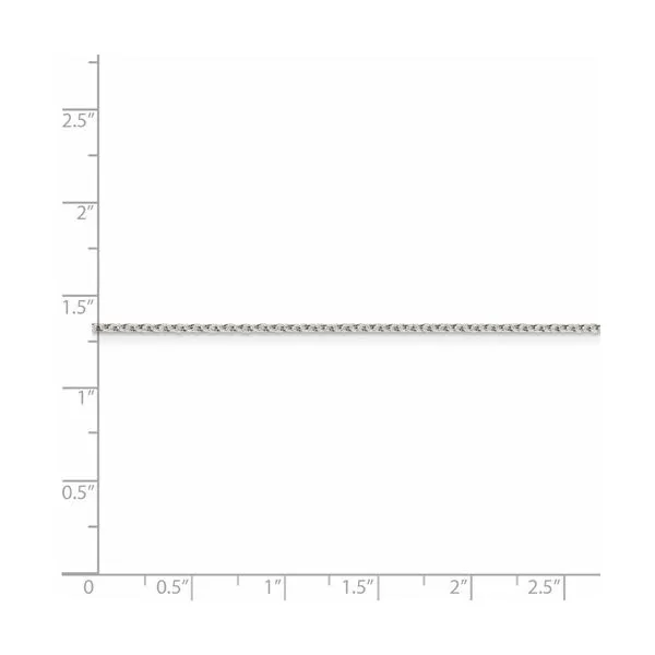 Sterling Silver 1.5 mm Cable Chain 20