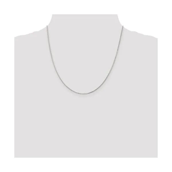 Sterling Silver 1.2 mm 8 Sided D-C Mirror Box Chain 20