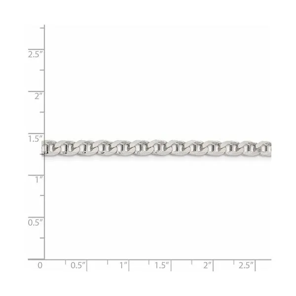 SS 4.65 mm Flat Cuban Anchor Chain 20