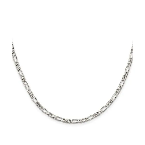 SS 3.5 mm Figaro Chain 18