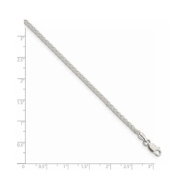 SS 2.5 mm Round Spiga Chain 16