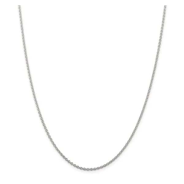Sterling Silver 1.95 mm Cable Chain 18