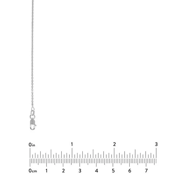 SS 1.25 mm Diamond-Cut Cable Chain 16