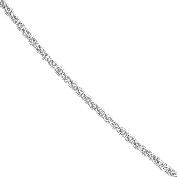 Sterling Silver 1.25 mm Round Wheat Chain 16