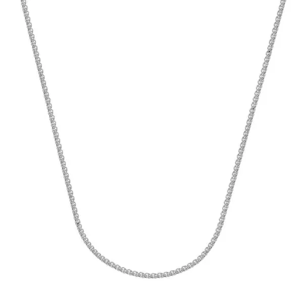 Sterling Silver 1.25 mm Round Wheat Chain 16