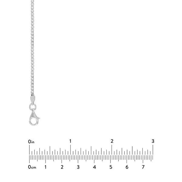 Sterling Silver 2.1 mm Round Box Chain 18