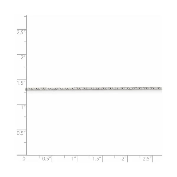 SS 0.9 mm 8 Sided Mirror Box Chain 18